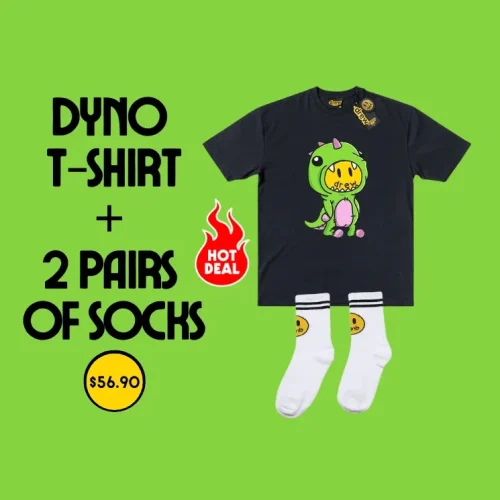 Drew T-Shirt (A123) + 2 Pairs of Socks